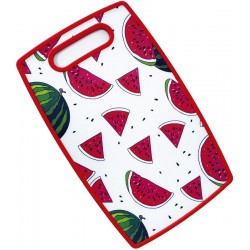 Tabua 37x23x1cm Para Cozinha Ou Churrasco De Corte Em Pvc
